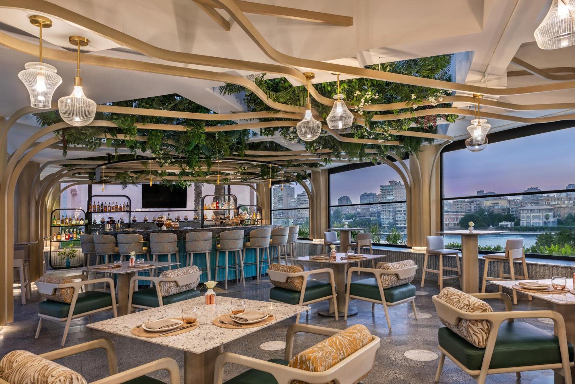 Hotel Sofitel Cairo Downtown Nile Exterior foto The Terrace