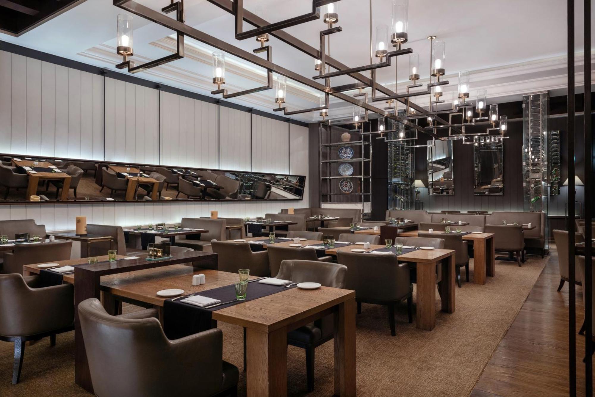 Hotel Sofitel Cairo Downtown Nile Exterior foto The interior of the restaurant